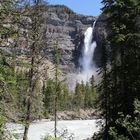 Am Takakkaw Fall im Yoho National Park...