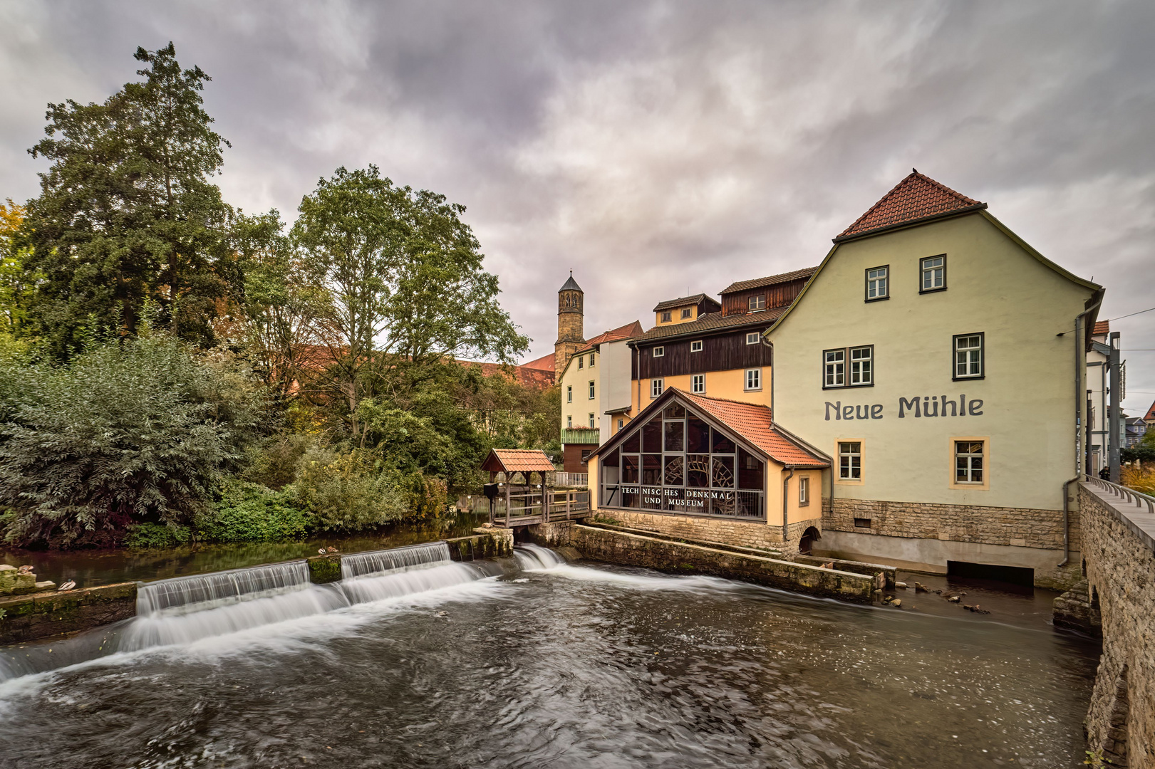 Am technischen Museum "Neue Mühle" | Erfurt