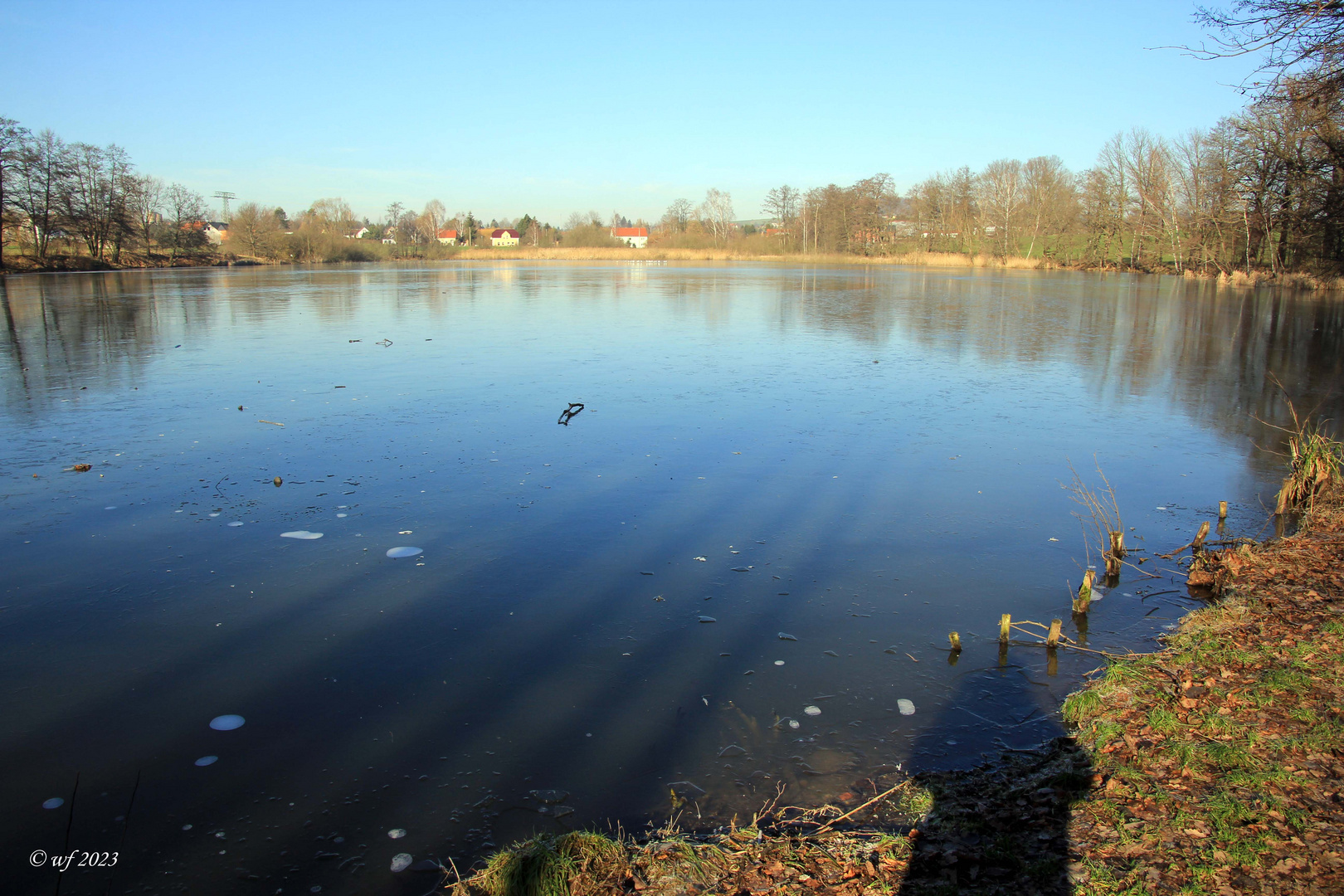 Am Teich Foto & Bild landschaft, jahreszeiten, winter Bilder auf
