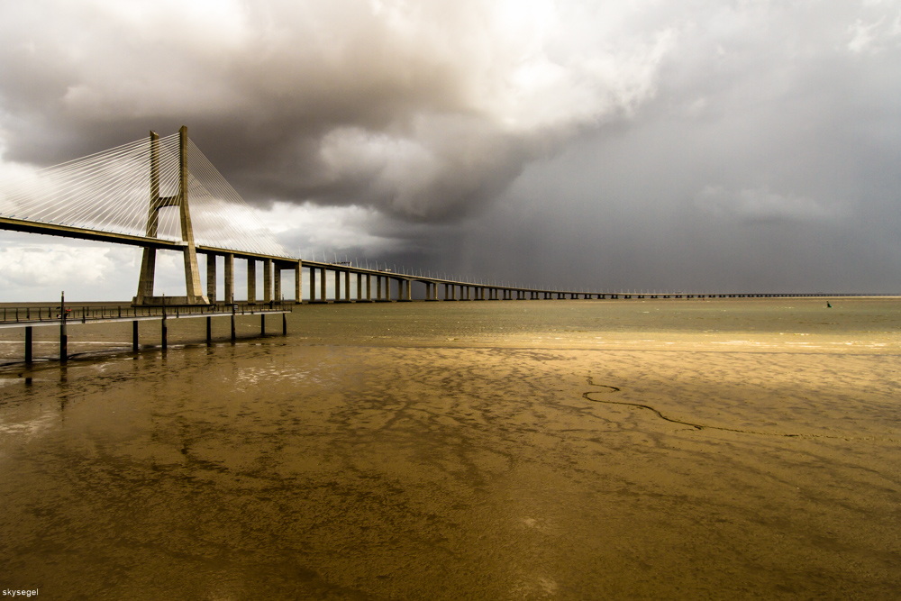 Am Tejo Foto & Bild water, world, bridge Bilder auf