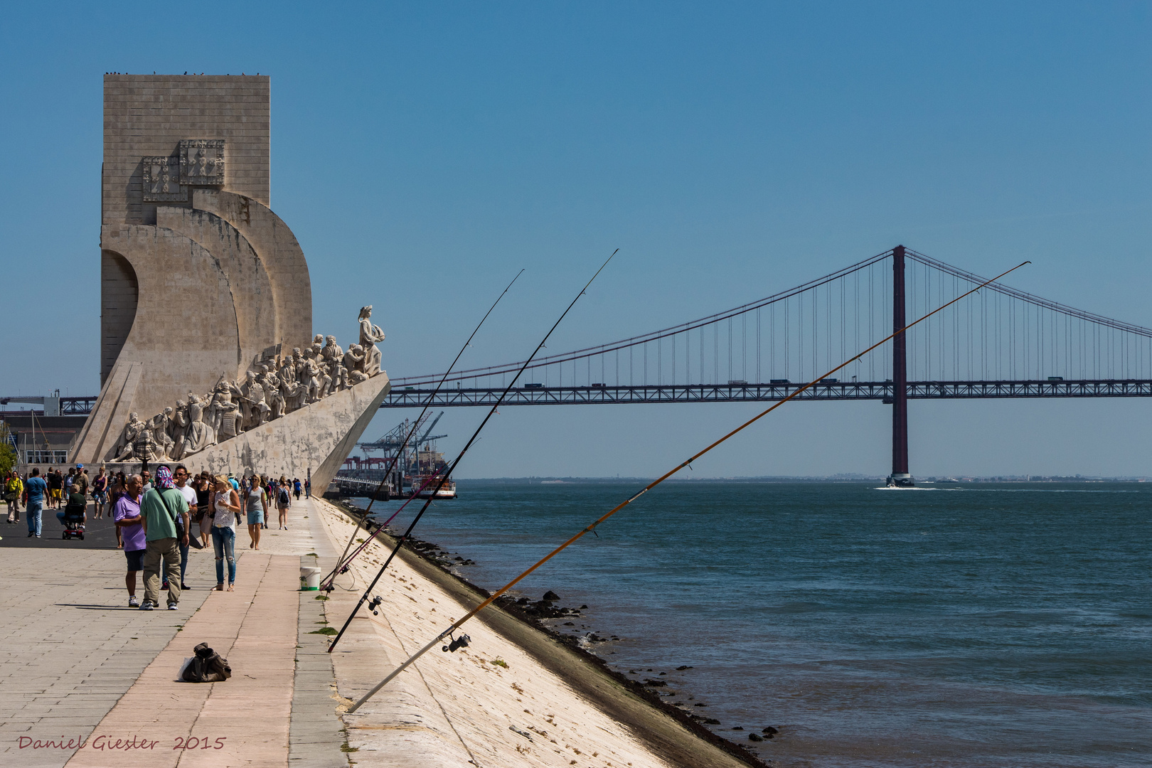 Am Tejo beim Padrão dos Descobrimentos