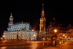 Am Theaterplatz in Dresden