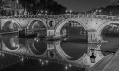 Am Tiber bei Nacht