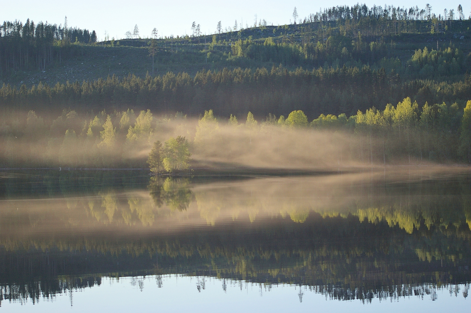 am Tåsjön bei Hoting (Ångermanland, Schweden)