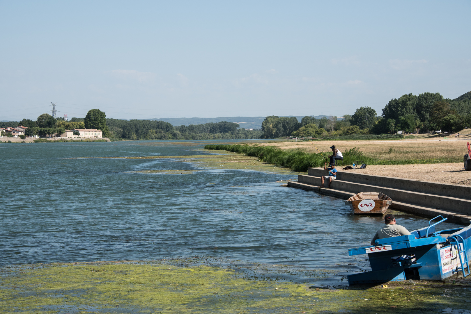 Am Ufer der Rhone