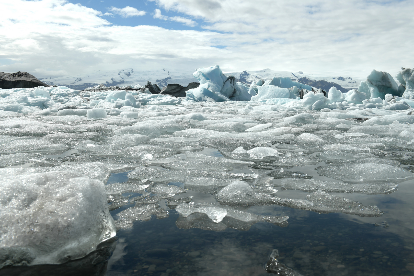 Am Ufer des Jökulsárlón 2