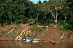 Am Ufer des Mekong