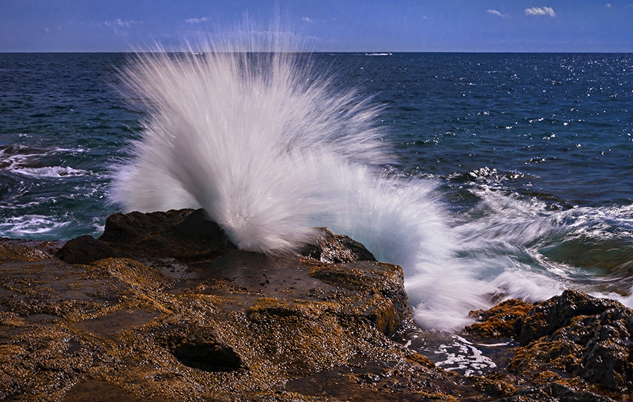 Am Ufer in Puerto Rico.