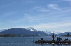 Am Ufer von Küssnacht am Rigi ...