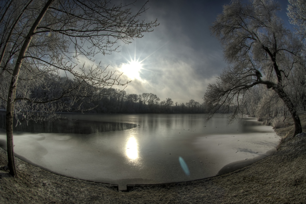 ... am Unterföhringer See ...