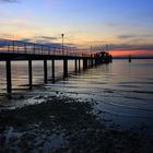 ... am Untersee . blaue Stunde.