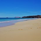 Am vielleicht schönsten Strand Europas