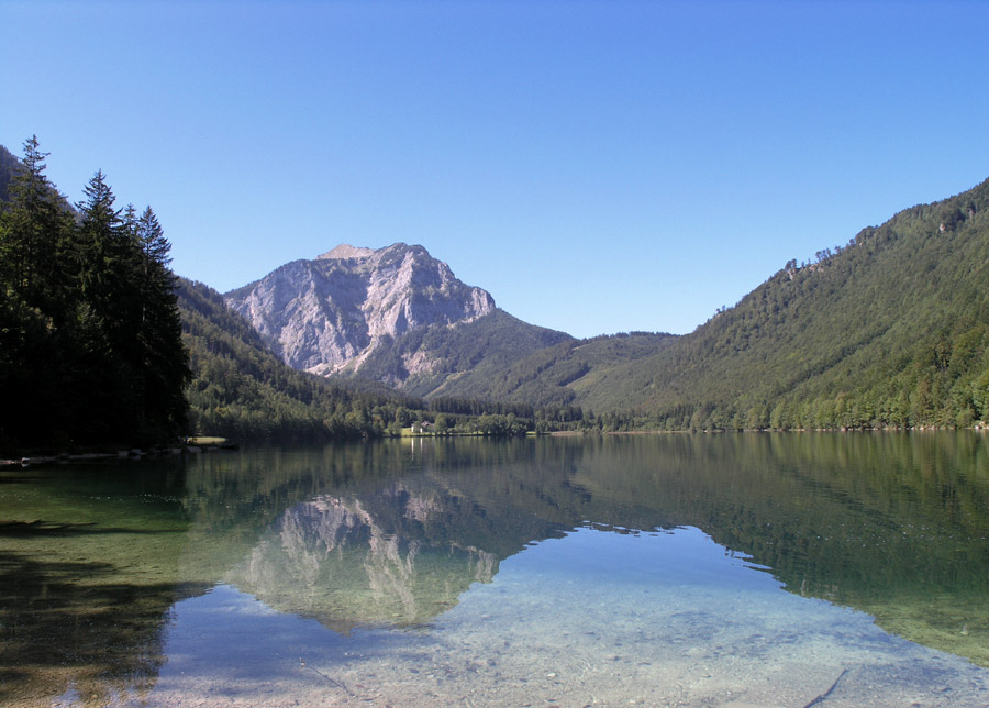 Am vorderen Langbath See ...