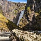 Am Vøringsfossen - im unteren Bereich.