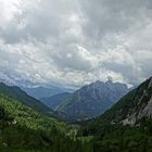 Am Vrsic-Pass ein hoffnungsvoller Blick nach Süden