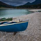 Am Walchensee bei Niedrigwasserstand