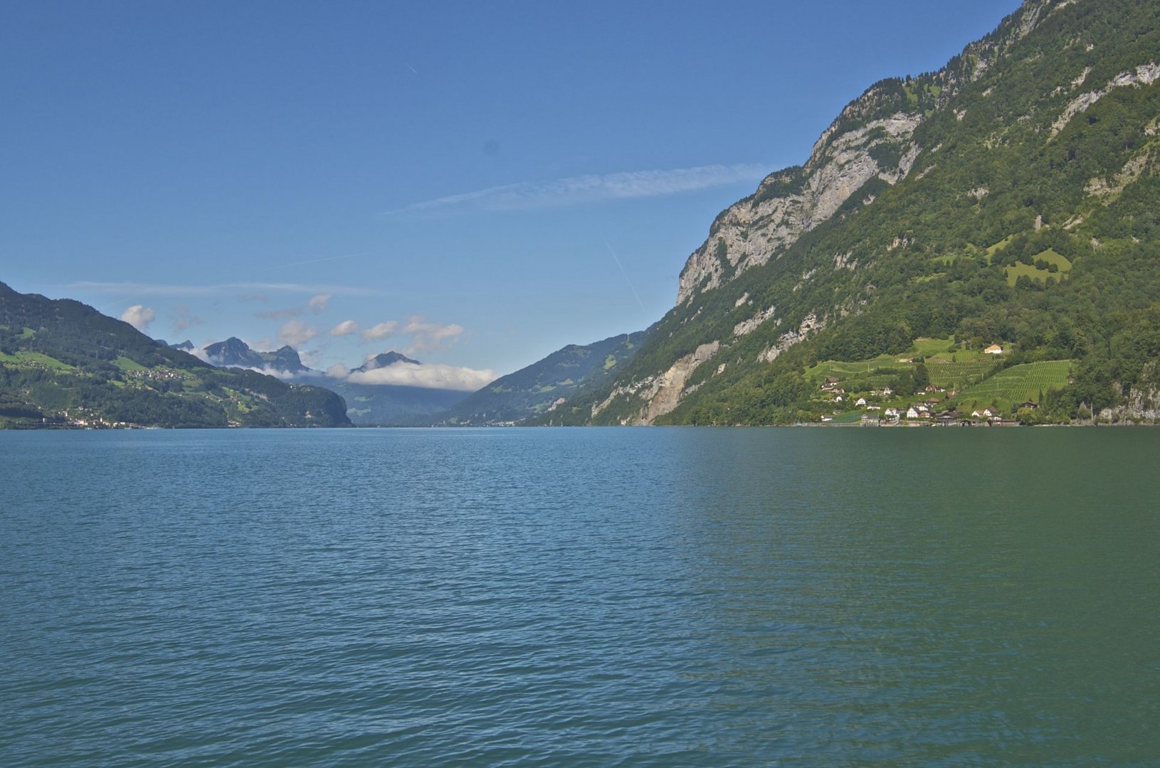 Am Walensee mit Blick auf Quinten