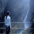 Am Wasserfall der Leutaschklamm
