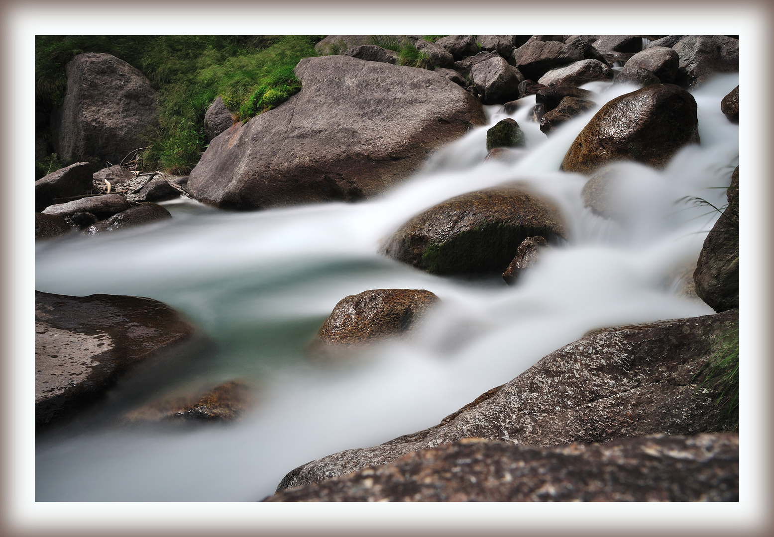 am Wasserfall in Partschins / Parcines