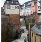 Am Wasserfall in Saarburg