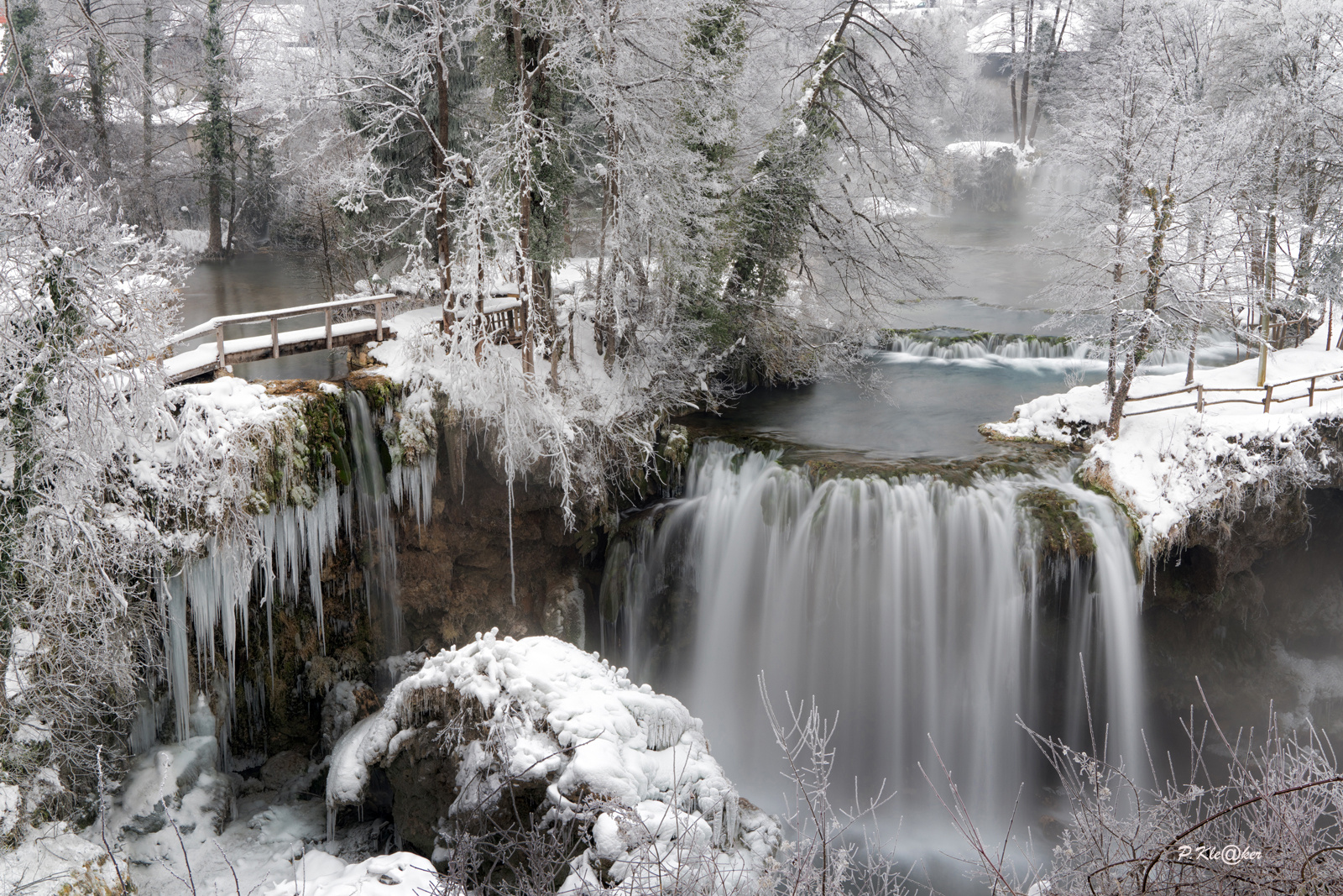 Am Wassermühlen Dorf Rastoke 