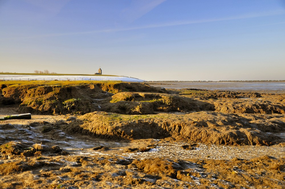 Am Wattenmeer in Friesland von Geert van der Zee