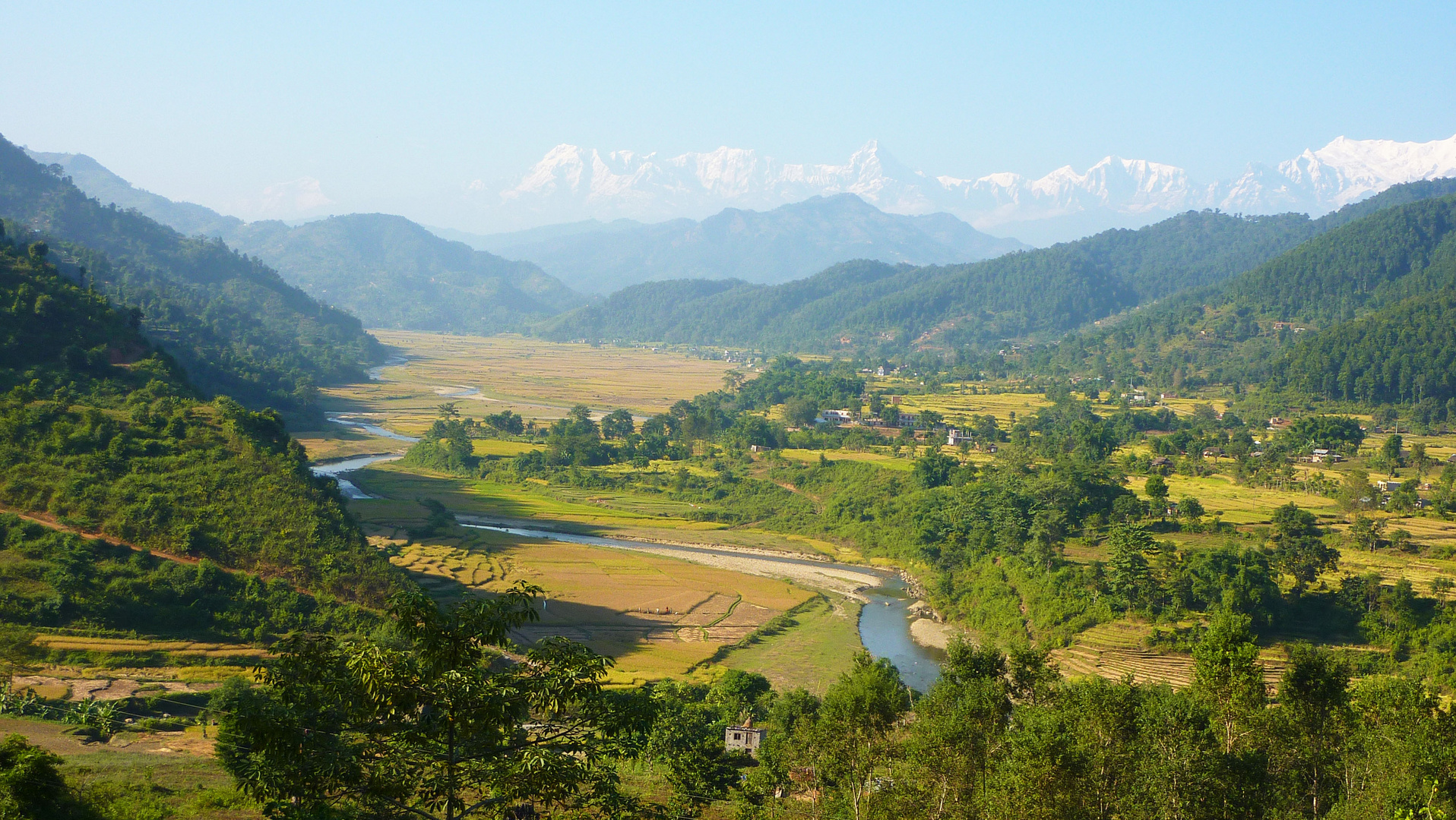 am Weg nach Pokhara