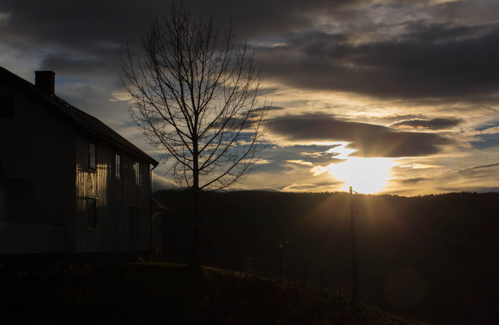 Am Weg zu einer Hütte in der Nähe von Trondheim