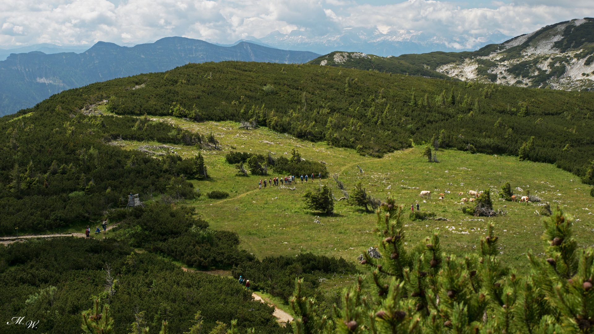 am Weg zu Riederhütte