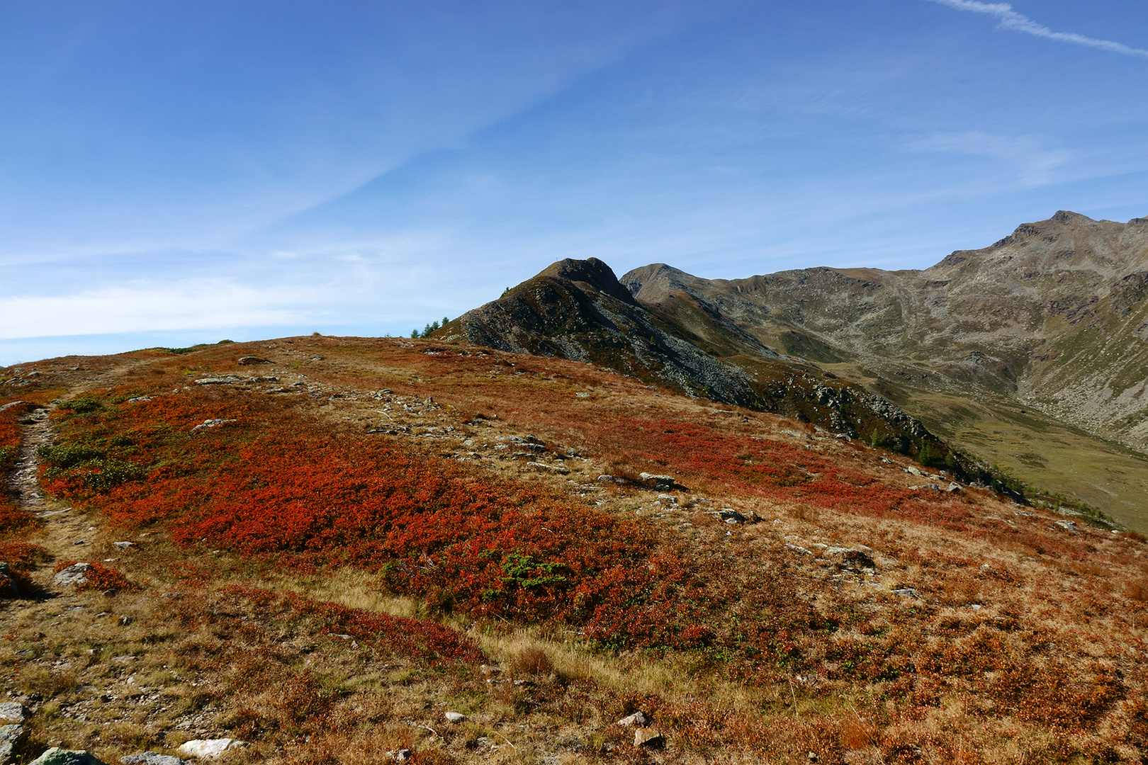 am Weg zum Hochjoch und Peilspitze