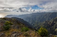 am Weg zum Pico Ruivo, Blick nach Osten