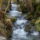 am Weg zum Uracher Wasserfall