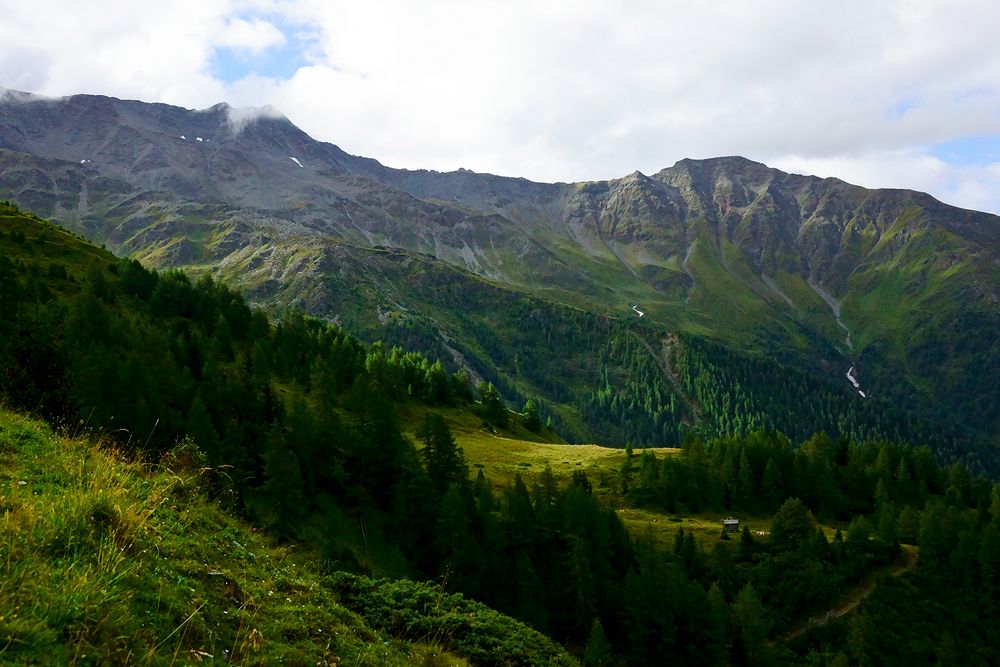 am Weg zur Glorerhütte August 2018