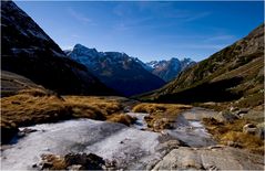 am Weg zur Winnebachseehütte, einmal ein Blick zurück