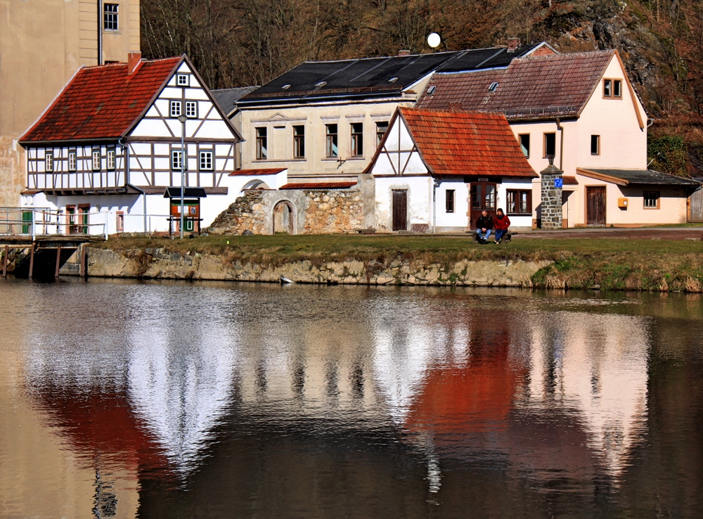 Am Wehr in Sachsenburg (2)