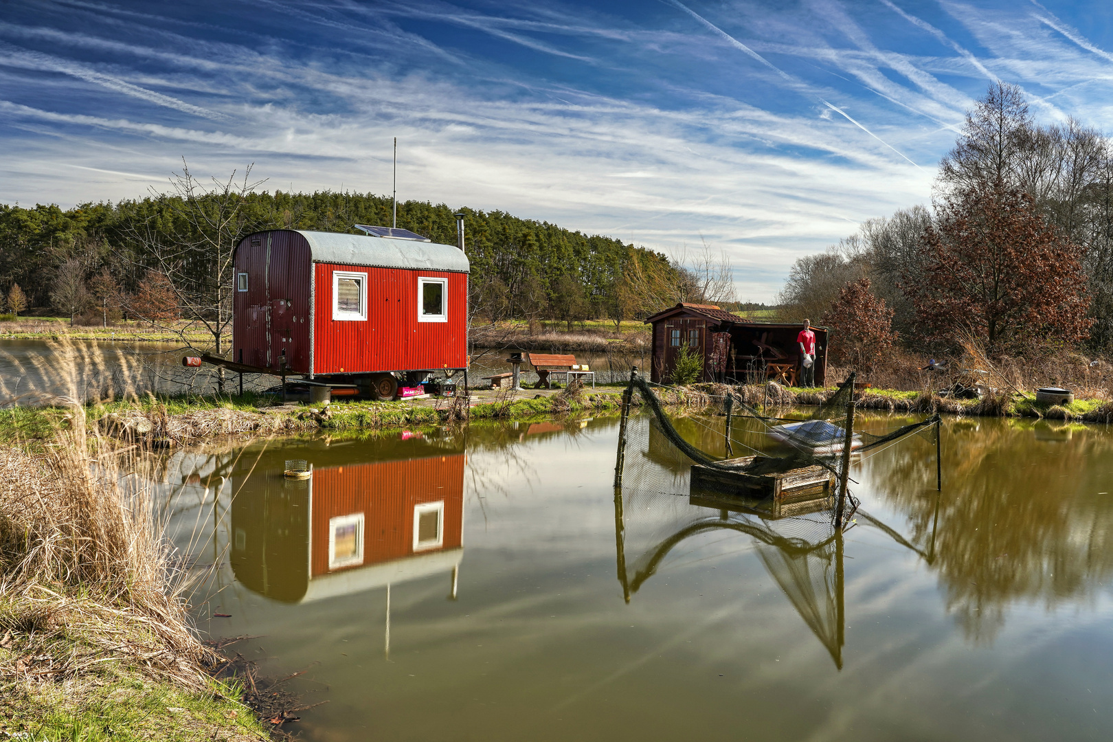 Am Weiher Foto & Bild outdoor, sonne, himmel Bilder auf