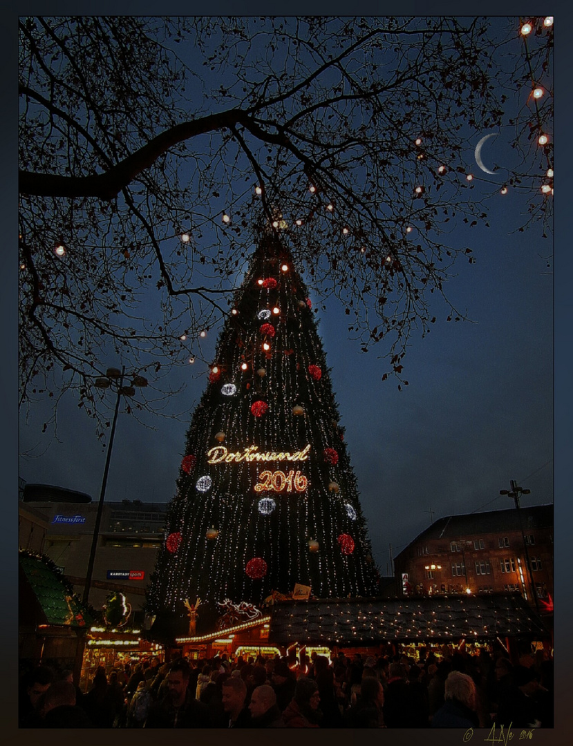 Am Weihnachtsbaume die Lichter brennen...