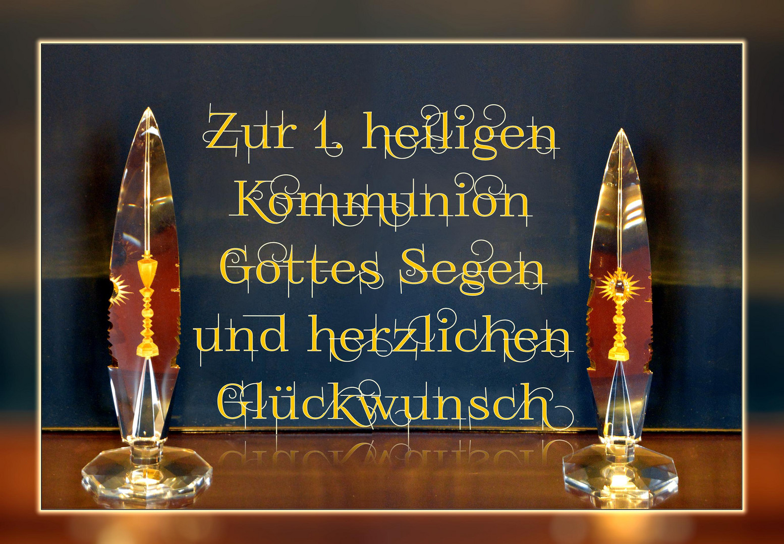 Am Weißen Sonntag zur Ersten heiligen Kommunion Foto & Bild
