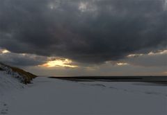 Am weißen Strand von Borkum