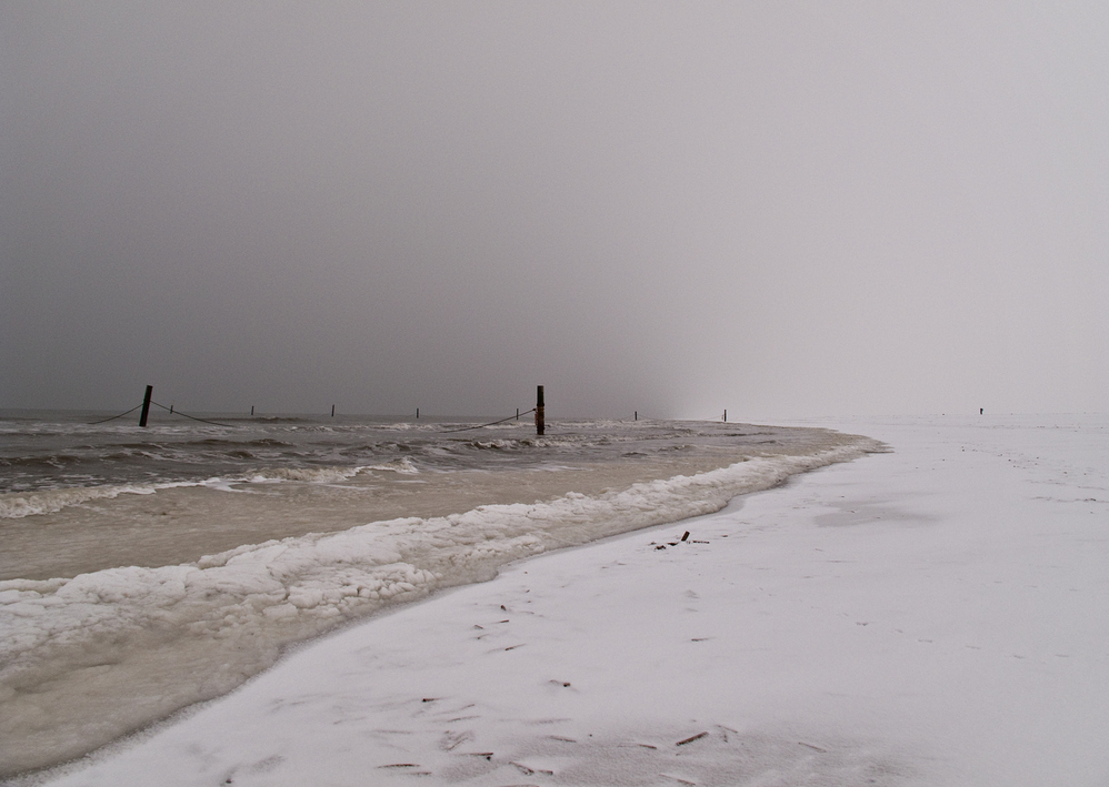 Am weißen Strand von Norderney