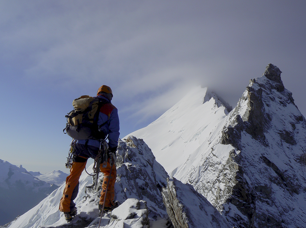 Am Weisshorn Nordgrat