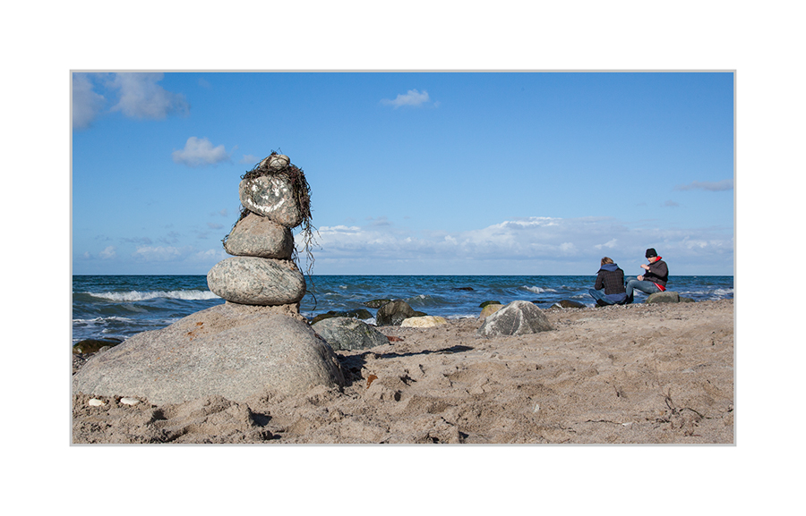 am Weststrand, zwischen Wustrow und Ahrenshoop