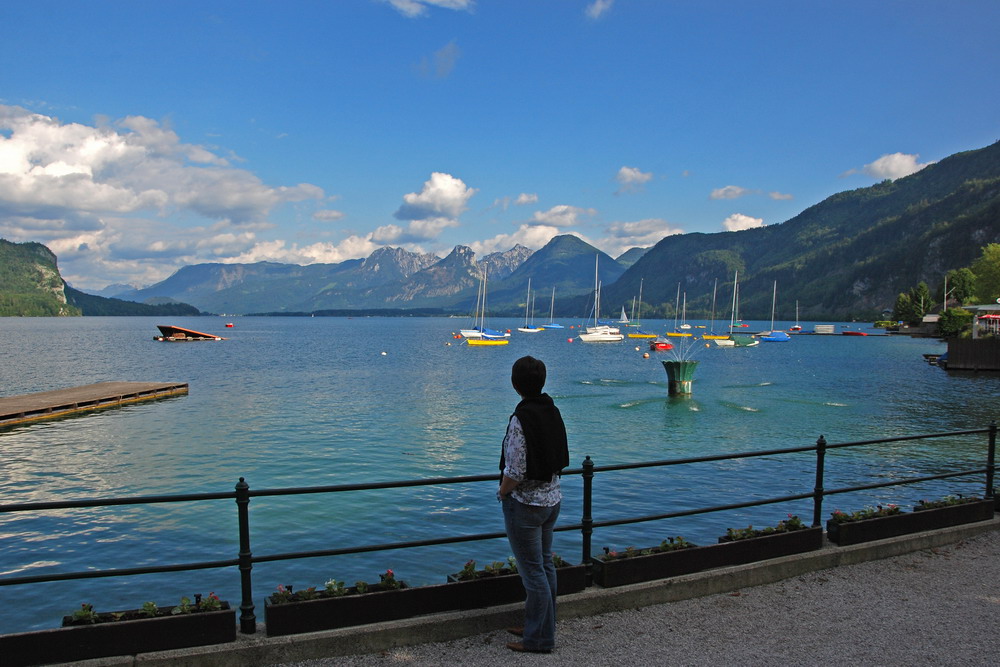 Am Wolfgangsee (Österreich) ohne "Weißes Rössl"