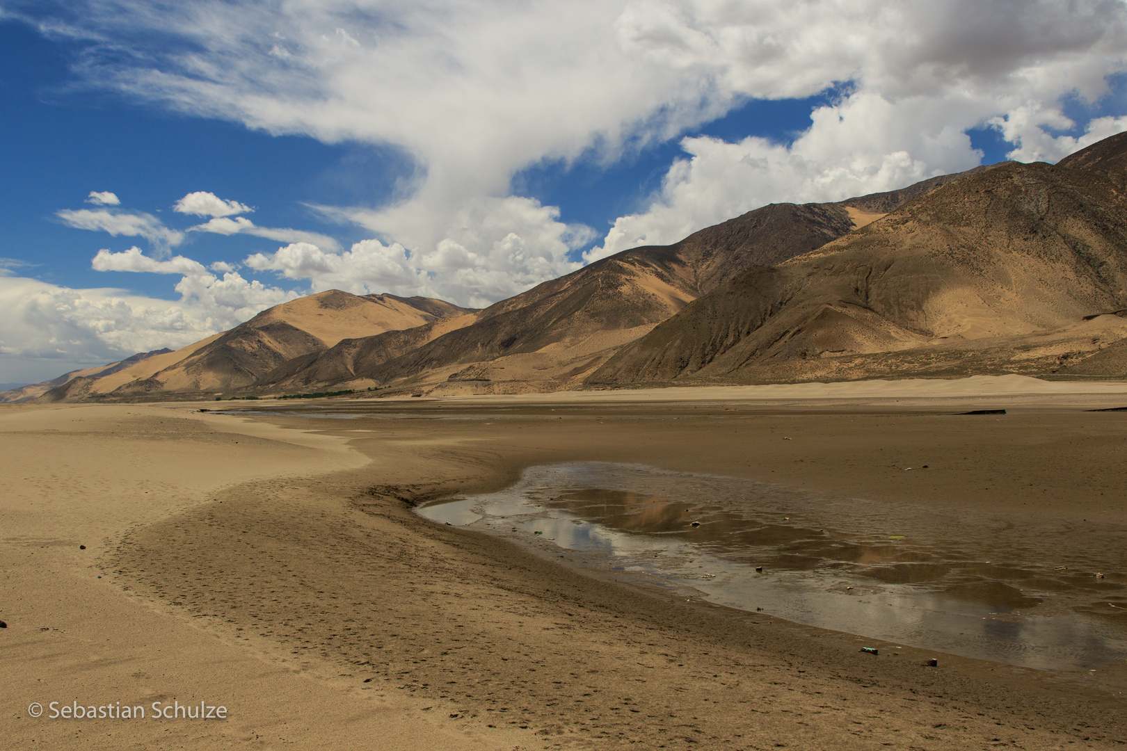 am Yarlung Tsangpo (Brahmaputra)