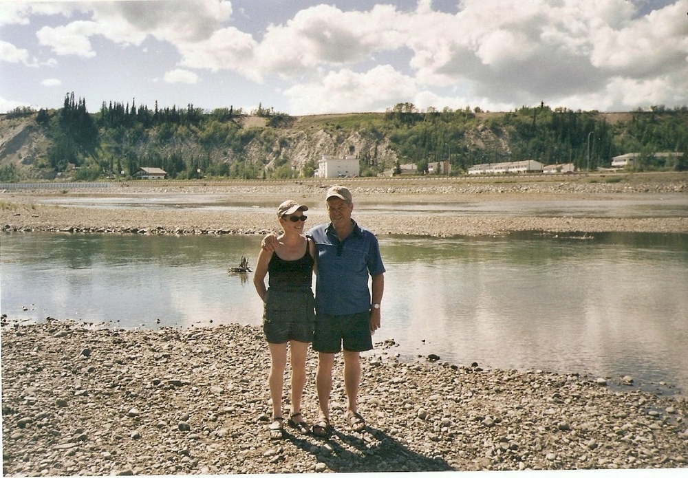 Am Yukon River in Alaska