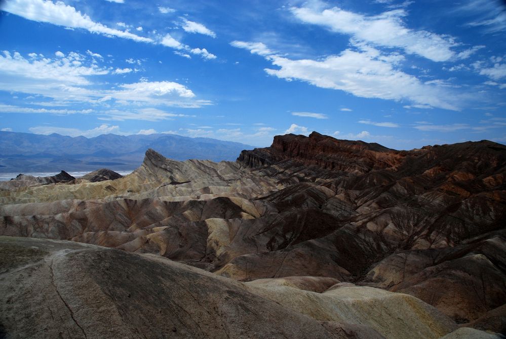 am Zabriskie Point im Death Valley