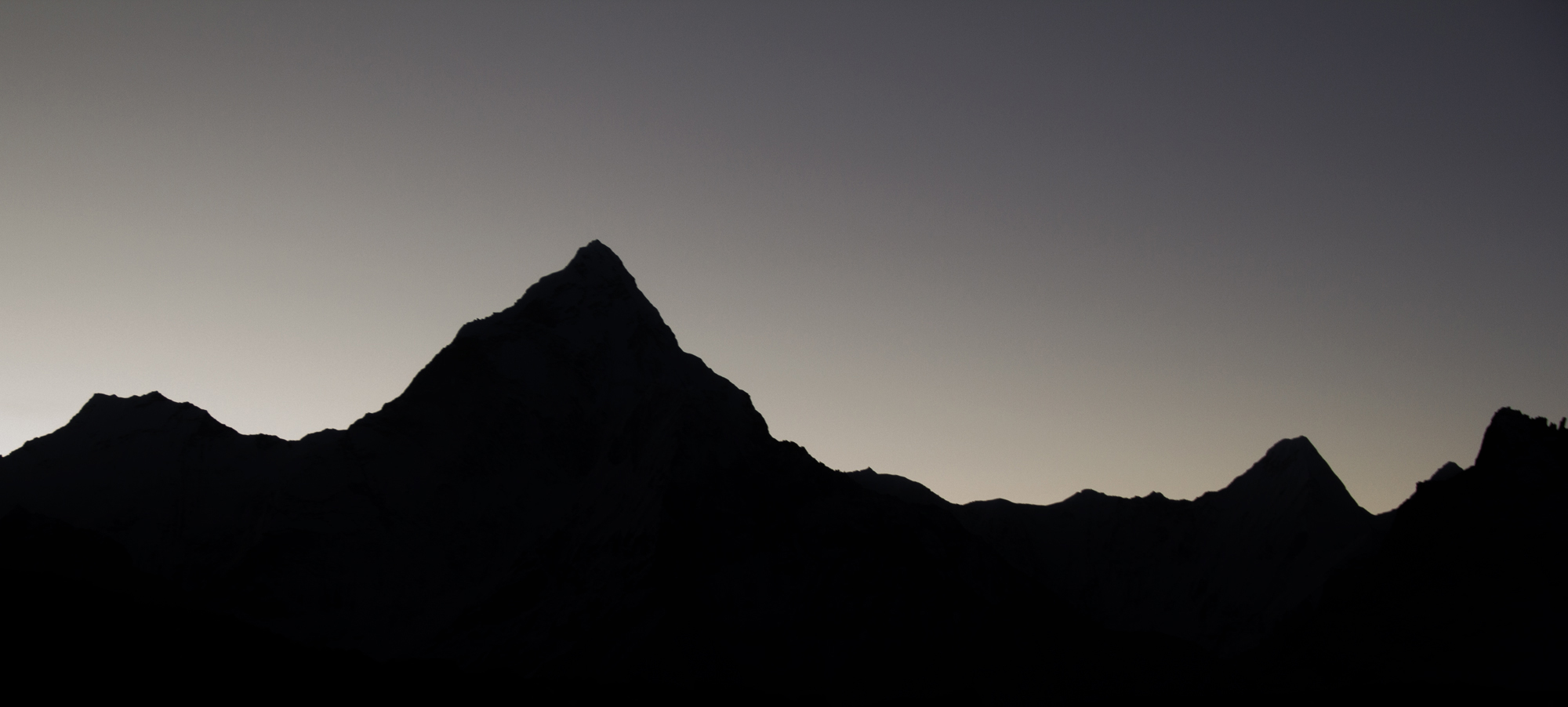 Ama Dablam-Scherenschnitt