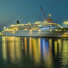 Amadea im Kaiserhafen aufgelegt