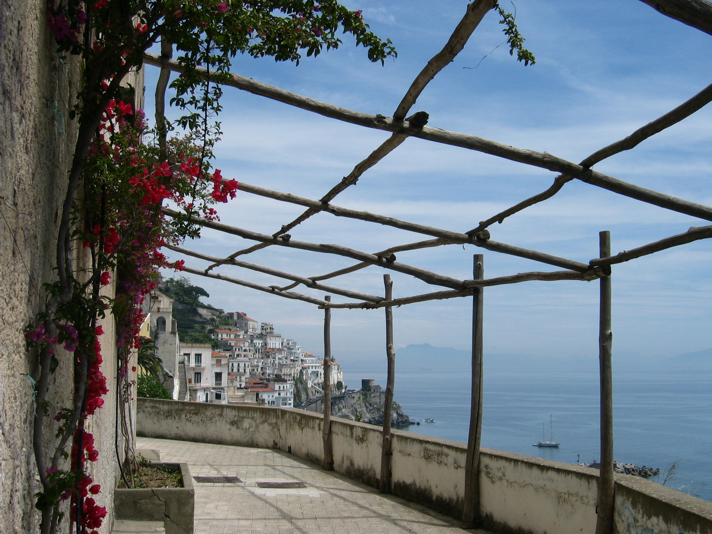 Amalfi von oben