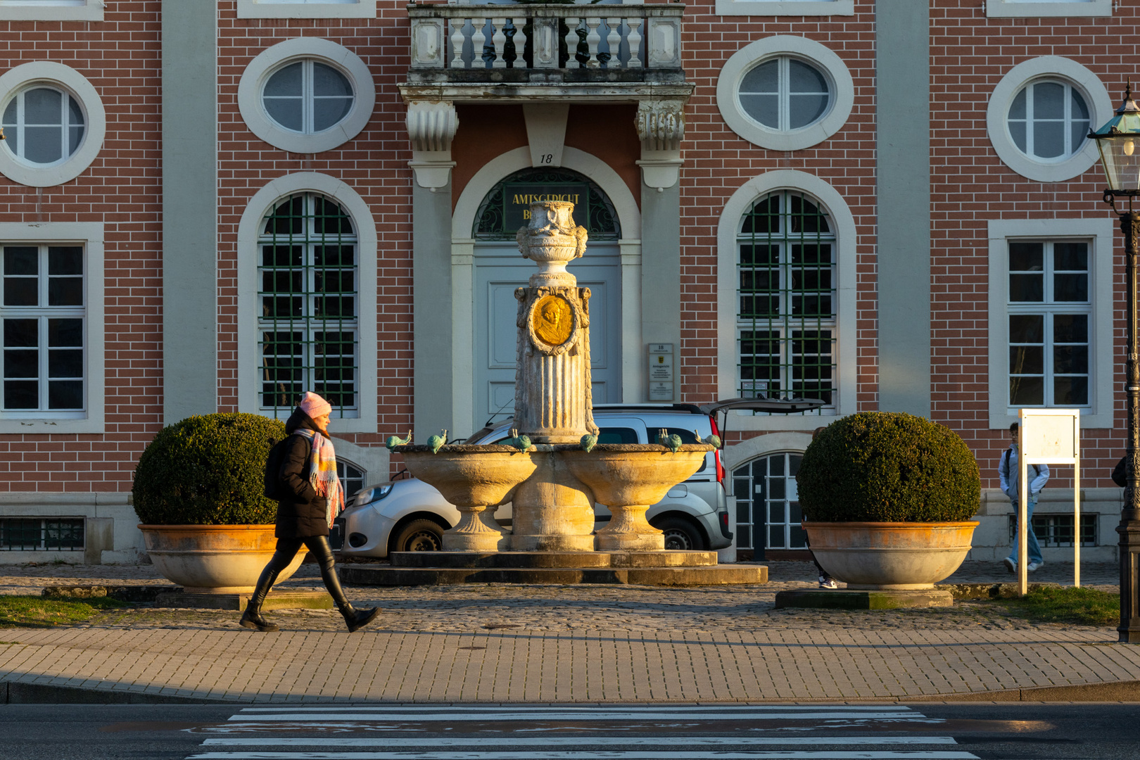 Amalienbrunnen vor dem Amtsgericht Bruchsal